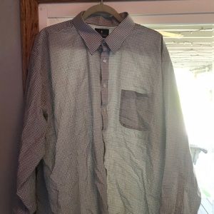 Checked men’s dress shirt